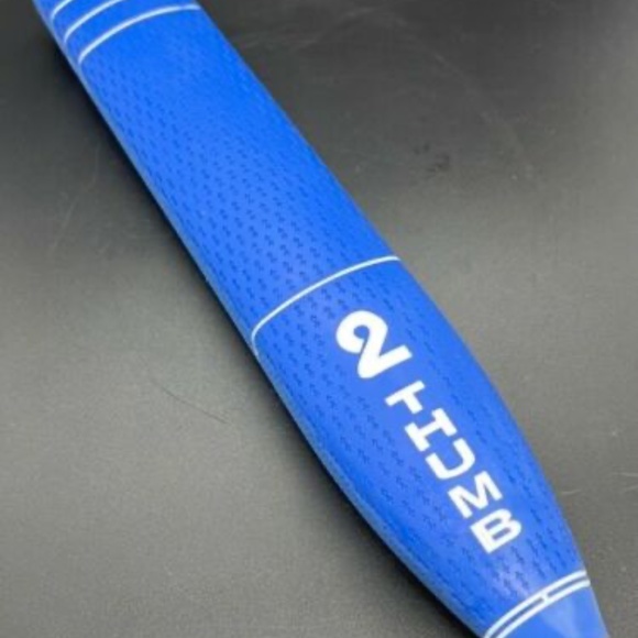 2 Thumb Golf Putter Grip Standard Size Gazeley Blue 1.65" Wide Grip - Picture 1 of 7